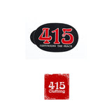 [415 CLOTHING]『415 Disturbing The Peace』Sticker オーバル ステッカー