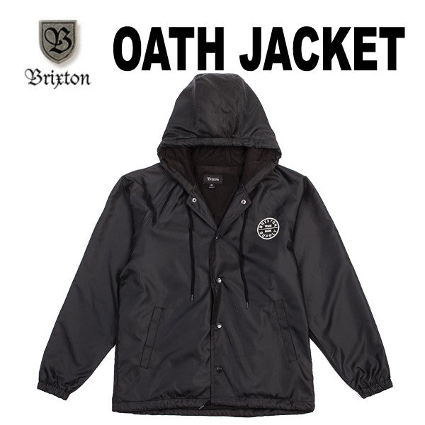 Brixton] ブリクストン Oath Hooded Fleece Coach Jacket (オス フード
