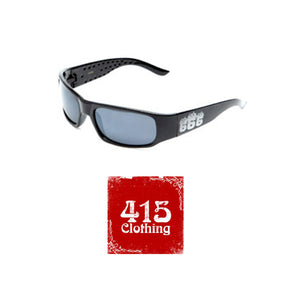 [415 CLOTHING] 666 Sunglasses サングラス ブラック／スモークレンズ