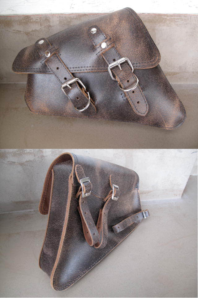 La Rosa Design] 04~ スポーツスター用ソロサイドバッグ (RUSTIC