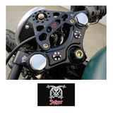 [JOKER MACHINE] 92~ スポーツスター用 ビレット ヘッドライトブラケット (ブラック or クリア)