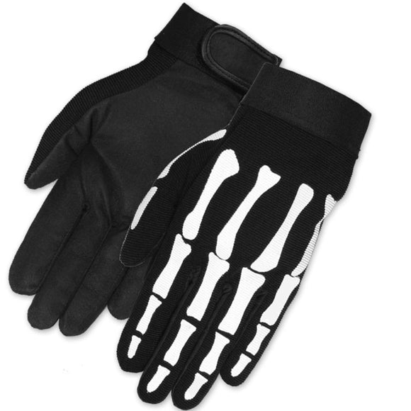 [HOT LEATHERS] SKELETON MECHANIC GLOVES (スケレトンメカニックグローブ)