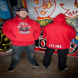 [415 CLOTHING] 415 Syndicate Hooded Sweatshirt (シンディケートフッド付き)