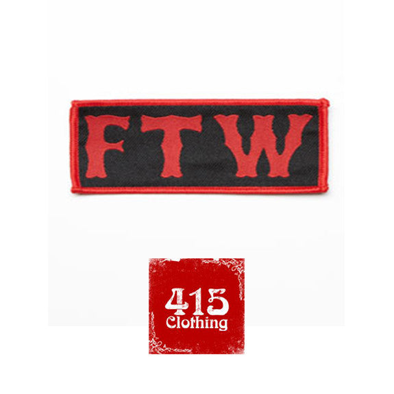[415 CLOTHING] 415クロージング 『FTW』ワッペン HA 81 Support ヘルズ