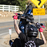 [Thrashin Supply Co.] Stealth Riding Gloves ステルス ライディング グローブ レッド&ブラック