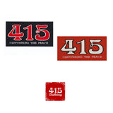 [415 CLOTHING]『415 Disturbing The Peace』Square Sticker ステッカー