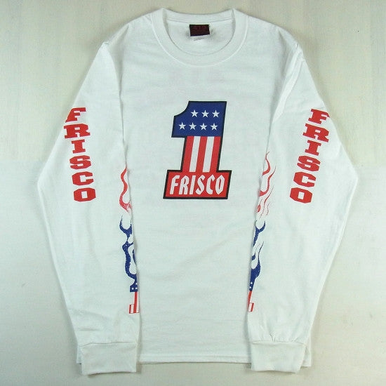 でおすすめアイテム。 USA製FRISCOフリスコ黒長袖Tシャツ