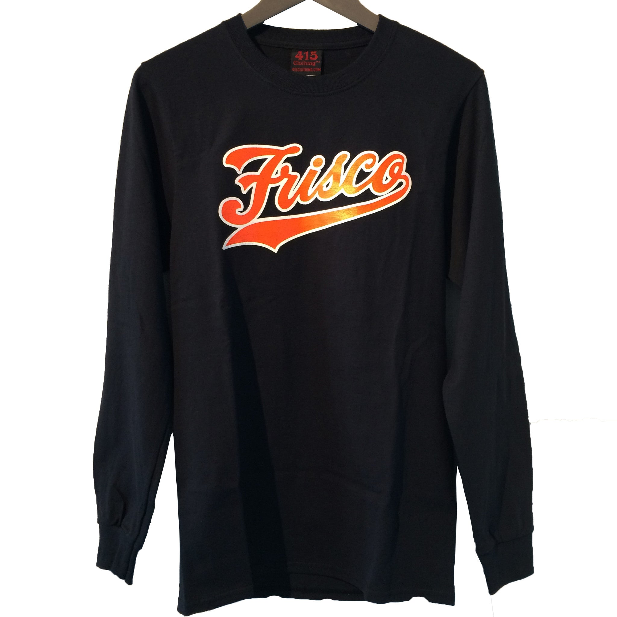 [415 CLOTHING] 415クロージング Frisco 415 Team 長袖 T-shirt 黒