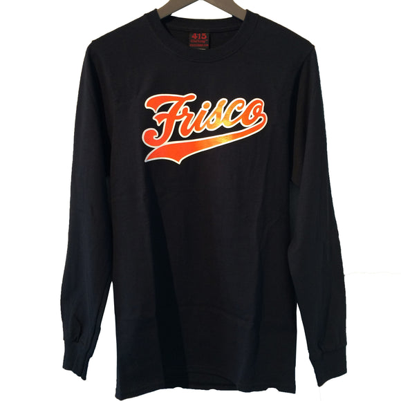 [415 CLOTHING] 415クロージング Frisco 415 Team 長袖 T-shirt 黒