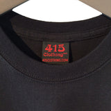 [415 CLOTHING] 415クロージング Frisco 415 Team T-shirt 黒 ブラック
