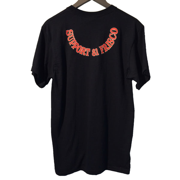 [415 CLOTHING] 415クロージング Support 81 Frisco Hells Tシャツ ブラック