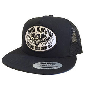 [Death Machine] デス マシーン Bloodshot Patch Trucker Hat (ブラッドショットパッチメッシュ キャップ)