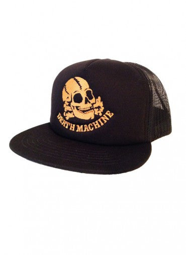 [Death Machine] デス マシーン Deaths Head Trucker Hat (デスヘッドメッシュ キャップ) [ブラック]