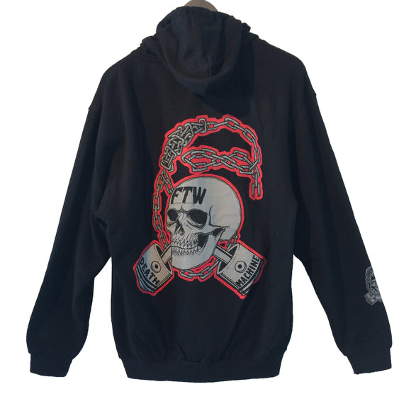 [Death Machine] デス マシーン Chain Lynched Zip Up Hoodie パーカー