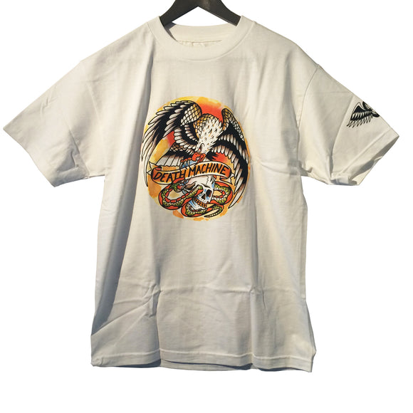 [Death Machine] デス マシーン Eagle Stare イーグル ステアー 半袖 Tシャツ [白]