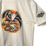 [Death Machine] デス マシーン Eagle Stare イーグル ステアー 半袖 Tシャツ [白]