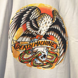 [Death Machine] デス マシーン Eagle Stare イーグル ステアー 半袖 Tシャツ [白]