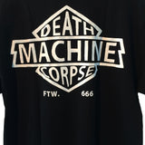 [Death Machine] デス マシーン Number None S/S Tee (ナンバーナン 半袖 Tシャツ) ブラック