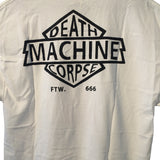 [Death Machine] デス マシーン Number None ナンバー ナン 半袖 Tシャツ [ホワイト]