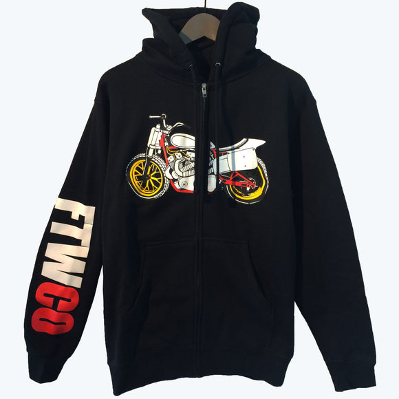 [FTWCO] Flat Track Zip Hoodie (フラット トラック ジップアップ パーカー)