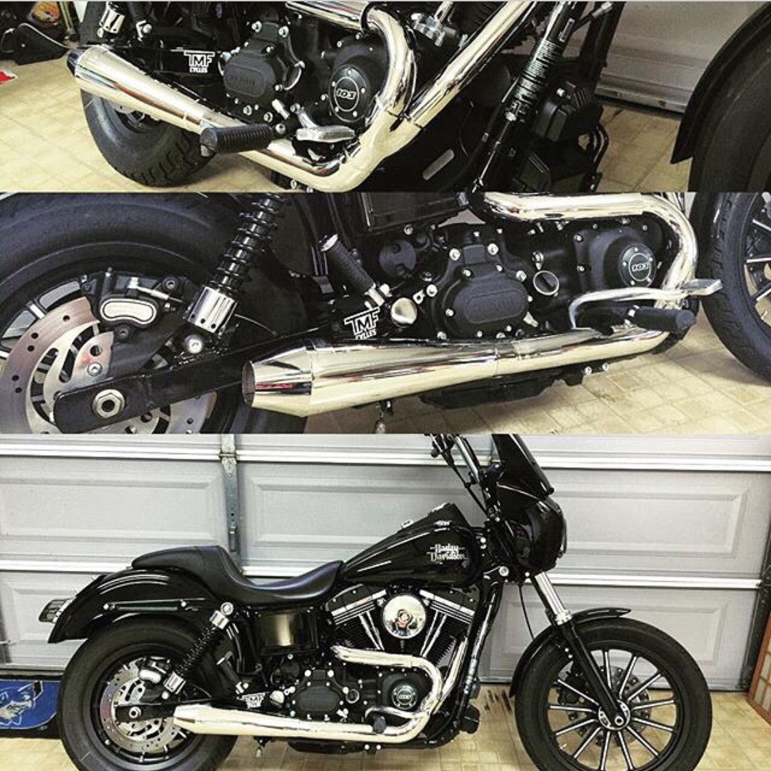 Thrashin Supply Co.] TSC Dyna/FXR Stainless 2in1 Exhaust