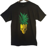 [HrdLck] (ハードラック) Skull Apple Tシャツ (スカルアップル 半袖) 『黒』