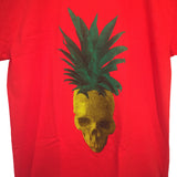 [HrdLck] (ハードラック) Skull Apple Tシャツ (スカルアップル 半袖) 『赤』