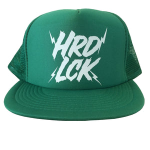[HrdLck] (ハードラック) Bolt Logo Trucker ボルト ロゴメッシュキャップ 『グリーン』