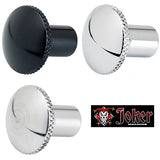 [JOKER MACHINE] 88~ ハーレー Knurled Choke Knob (チョーク ノブ) 「ブラック／クローム／クリア」