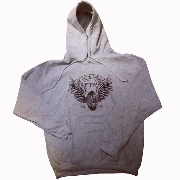 [LINK CUSTOM SPEEDSHOP] Winged Wheel Hoodie ウイングホイール パーカー