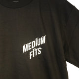 [Medium Fits] (メディアム フィッツ) Holy Smokes 半袖 Tシャツ 『ブラック』