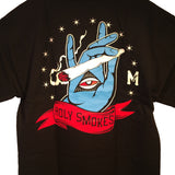 [Medium Fits] (メディアム フィッツ) Holy Smokes 半袖 Tシャツ 『ブラック』