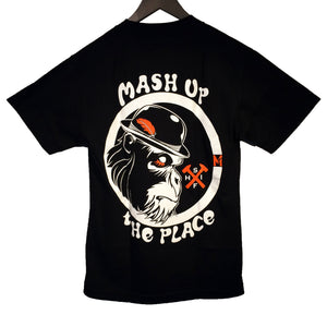 [Medium Fits] (メディアム フィッツ) Mash'em 半袖 Tシャツ 『ブラック』