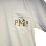 [Medium Fits] (メディアム フィッツ) PMA Pocket T (PMA ポケット 半袖 Tシャツ) 白