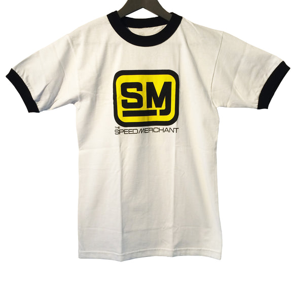 [The Speed Merchant] スピードマーチャント Ringer S/S リンガー半袖 Tシャツ 白