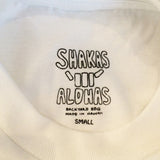 [Shakas x Alohas] Front Shaka Logo Tee (フロント シャカ ロゴ 半袖 Tシャツ) 『白』