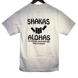 [Shakas x Alohas] Shaka Logo S/S Tee (シャカ ロゴ 半袖 Tシャツ) 『ホワイト』