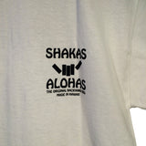 [Shakas x Alohas] Shaka Logo S/S Tee (シャカ ロゴ 半袖 Tシャツ) 『ホワイト』