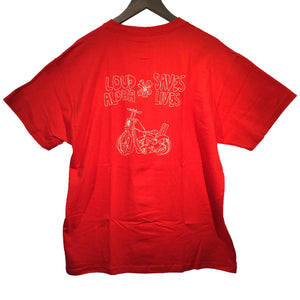 [Shakas x Alohas] Loud Aloha S/S Tee (ラウド アロハ 半袖 Tシャツ) 『レッド』
