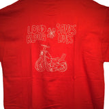 [Shakas x Alohas] Loud Aloha S/S Tee (ラウド アロハ 半袖 Tシャツ) 『レッド』