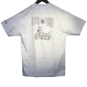 [Shakas x Alohas] Loud Aloha S/S Tee (ラウド アロハ 半袖 Tシャツ) 『ホワイト』