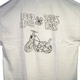 [Shakas x Alohas] Loud Aloha S/S Tee (ラウド アロハ 半袖 Tシャツ) 『ホワイト』