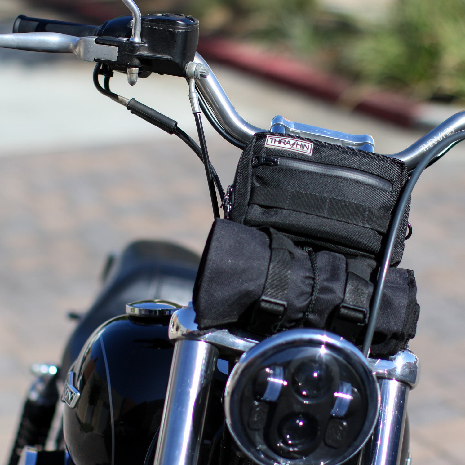 Thrashin Supply Co.] TSC Handlebar Bag + Tool Roll ハンドルバー 