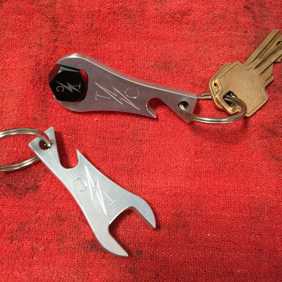 [Thrashin Supply Co.] Bottle Opener/9/16 Seat Screw Tool/Key Chain 黒orシルバー
