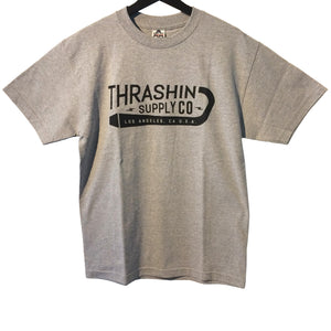 [Thrashin Supply Co.] Exhaust Tee Grey エギゾーストTシャツ グレー