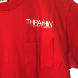 [Thrashin Supply Co.] Pocket-T Red ポケット Tシャツ レッド