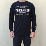 [Thrashin Supply Co.] Stamp L/S T-shirt スタンプ 長袖 Tシャツ
