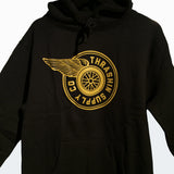 [Thrashin Supply Co.] Wing Hoodie Black ウィング パーカー ブラック
