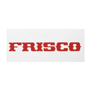 [415 CLOTHING] 415 クロージングの『Frisco』Sticker ステッカー レッド