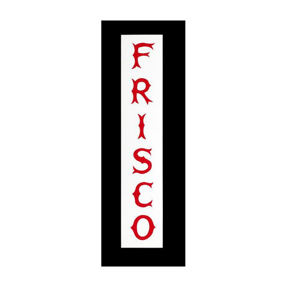 [415 CLOTHING] 415 クロージング Vertical『Frisco』Sticker ステッカー レッド